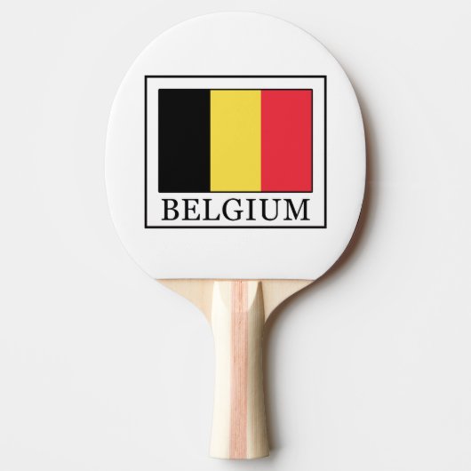 Belgien Tischtennis Schläger (Vorderseite)