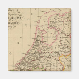 Belgien und Holland, 1812 Magnet