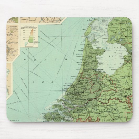 Belgien und Holland Mousepad (Vorne)