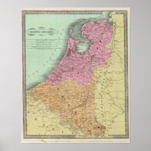 Belgien und Holland Poster