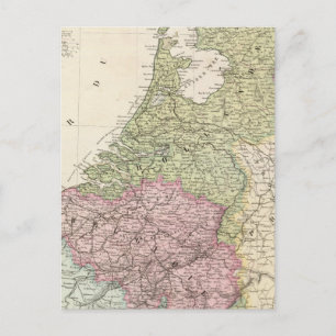 Belgien und Niederlande 2 Postkarte
