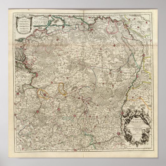 Belgien und Niederlande Poster (Vorne)