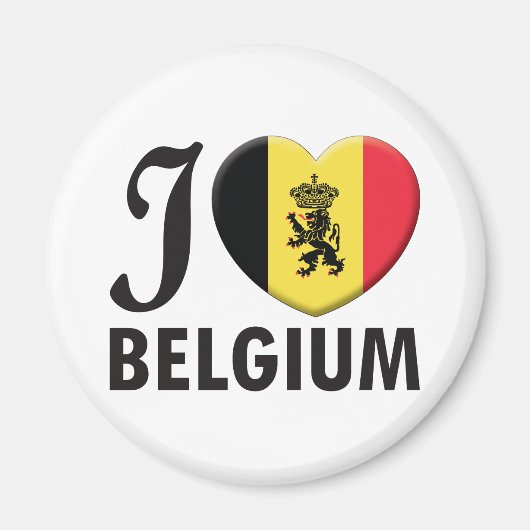 Belgien v2 Liebe Magnet (Vorne)