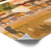 Belgien Vintage Travel Poster. Poster (Ecke)