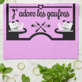 Belgien Waffeln Geschirrtuch (Gefaltet)