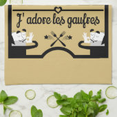 Belgien Waffeln Geschirrtuch (Gefaltet)