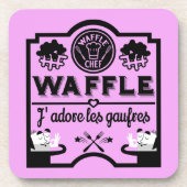 Belgien Waffeln Getränkeuntersetzer (Vorderseite)