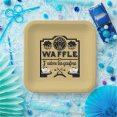 Belgien Waffeln Pappteller (Party)