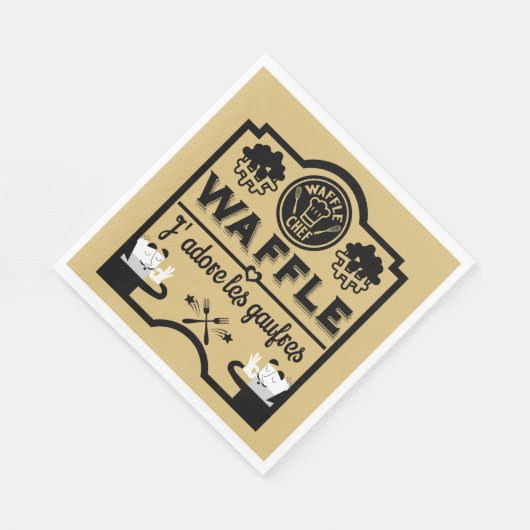 Belgien Waffeln Serviette (Ecke)