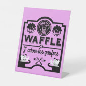 Belgien Waffeln Sockelschild (Vorderseite)