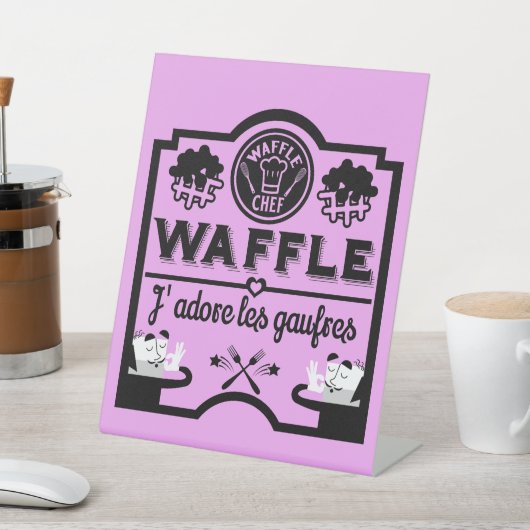 Belgien Waffeln Sockelschild (In SItu)
