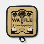 Belgien Waffeln Topflappen (Vorderseite)