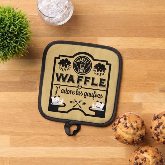 Belgien Waffeln Topflappen (Oben Unten)