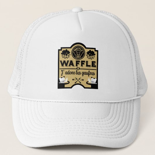Belgien Waffeln Truckerkappe (Vorderseite)