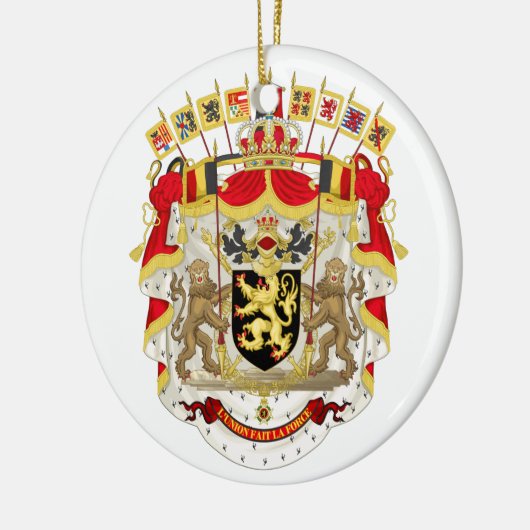 Belgien - Wappen Keramikornament (Links)