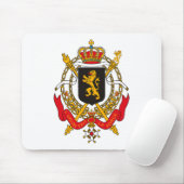 Belgien-Wappen Mousepad (Mit Mouse)
