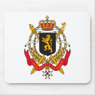 Belgien-Wappen Mousepad