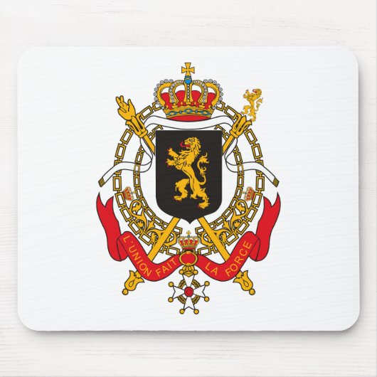 Belgien-Wappen Mousepad (Vorne)