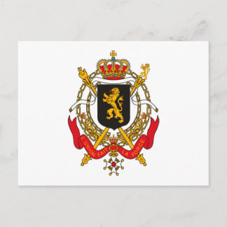 Belgien Wappen Postkarte