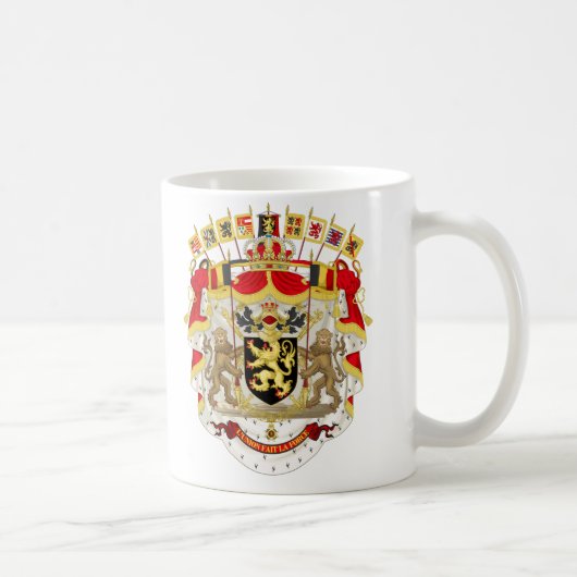 Belgien - Wappen-Tasse Kaffeetasse (Rechts)