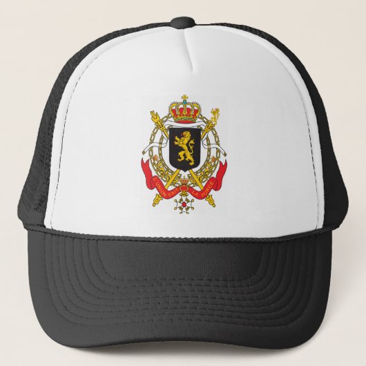 Belgien-Wappen Truckerkappe (Vorderseite)