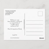 BELGIEN Weihnachten Postkarte (Rückseite)