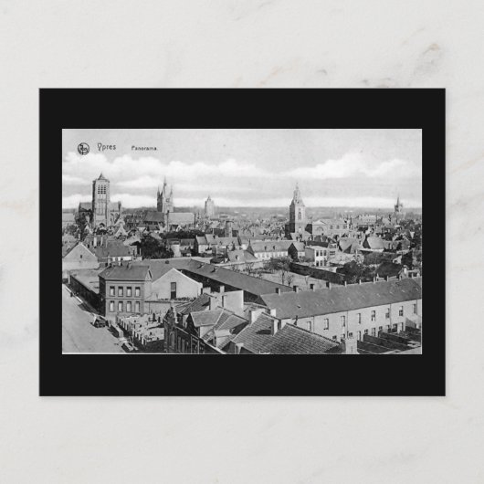 Belgien, Ypres - Alte Postkarte (Vorderseite)