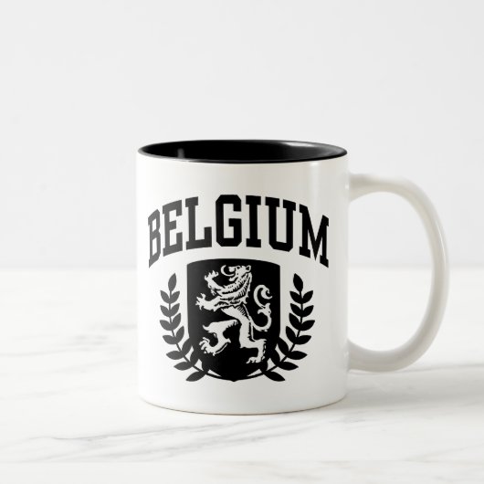 Belgien Zweifarbige Tasse (Rechts)