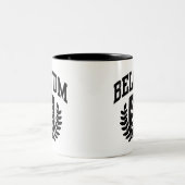 Belgien Zweifarbige Tasse (Mittel)
