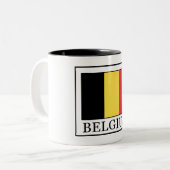 Belgien Zweifarbige Tasse (Vorderseite Links)
