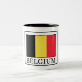 Belgien Zweifarbige Tasse (Mittel)