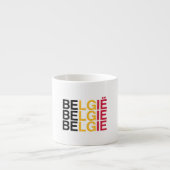 BELGIENFahne Espressotasse (Vorderseite)