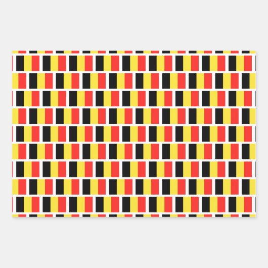 BELGIENFahne Geschenkpapier Set (Vorderseite 3)