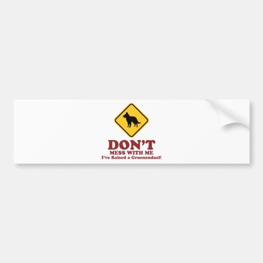 Belgier Groenendael Autoaufkleber (Vorne)