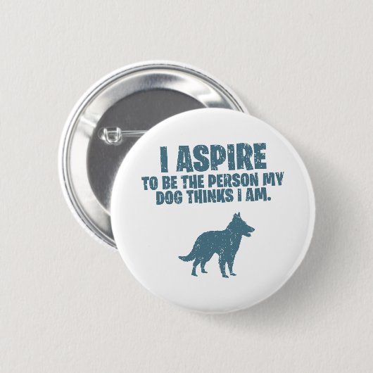 Belgier Groenendael Button (Vorne & Hinten)