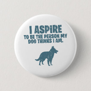 Belgier Groenendael Button