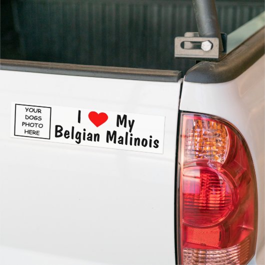 Belgier Malinois Autoaufkleber (Auf Lkw)