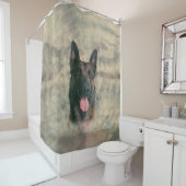 Belgier Malinois - belgischer Schäfer - Maligator Duschvorhang (Beispiel)