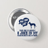 Belgier Malinois Button (Vorne & Hinten)