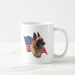 Belgier Malinois Flagge Kaffeetasse