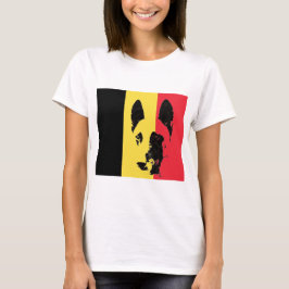Belgier Malinois Flaggen-T-Shirt T-Shirt