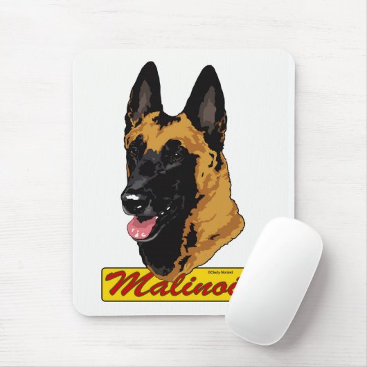 Belgier Malinois Hauptmousepad Mousepad (Mit Mouse)