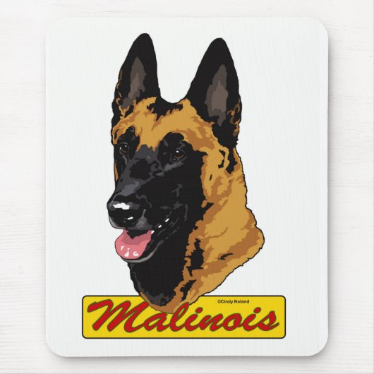 Belgier Malinois Hauptmousepad Mousepad (Vorne)