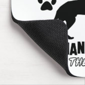 Belgier Malinois Hundeentwürfe Mousepad (Ecke)