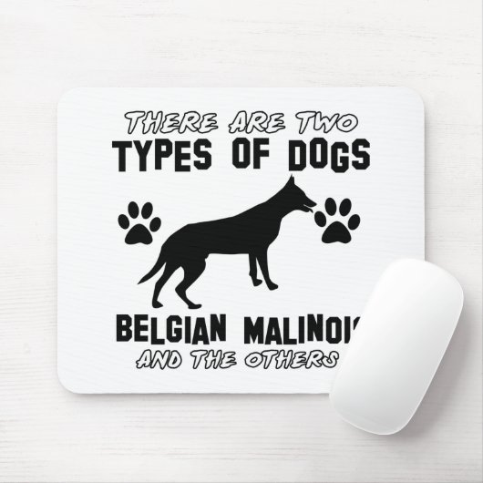 Belgier Malinois Hundeentwürfe Mousepad (Mit Mouse)