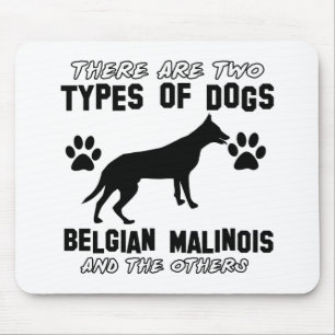 Belgier Malinois Hundeentwürfe Mousepad