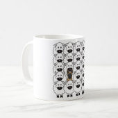 Belgier Malinois in den Schafen Kaffeetasse (Vorderseite Links)