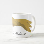 Belgier Malinois Kaffeetasse (VorderseiteRechts)