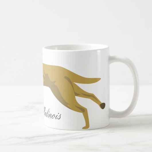 Belgier Malinois Kaffeetasse (Rechts)