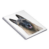Belgier Malinois Notizbuch Notizblock (Rechte Seite)